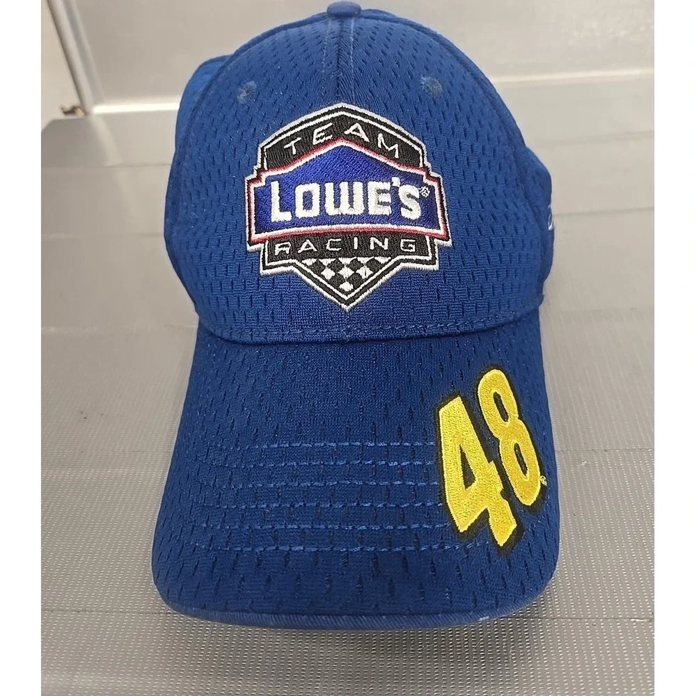 Hendrick Motorsports Team Issued Lowe's 48 Jimmie Johnson Hat Cap NASCAR Racing